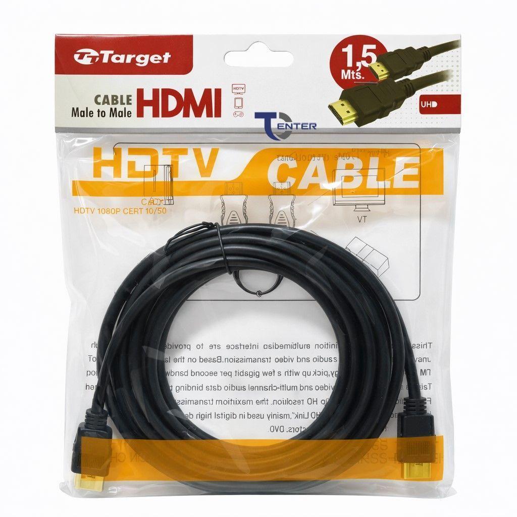 Cable HDMI Target 1.5 mts Full HD 1.4-0