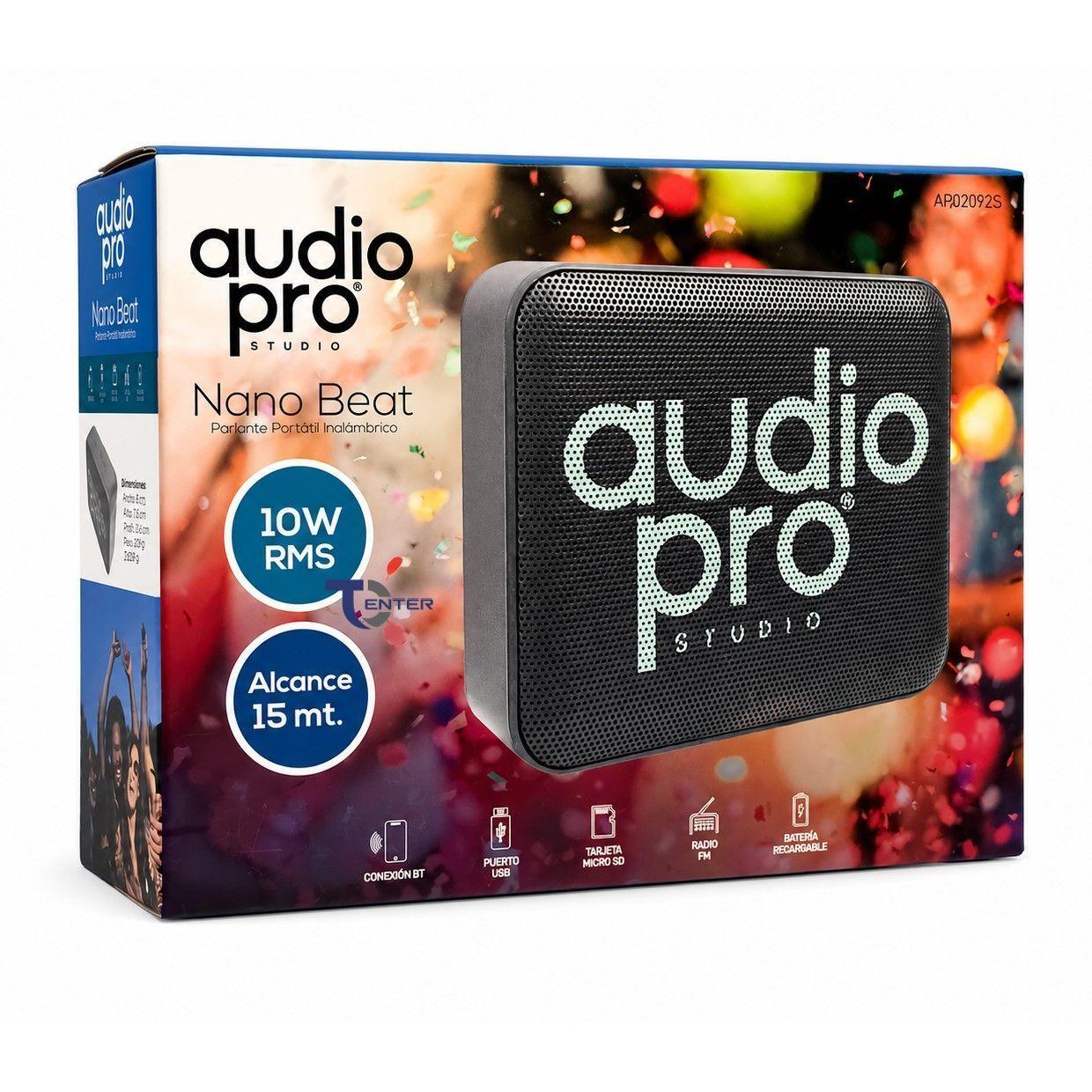 Parlante BT Audiopro 10w Inalámbrico AP02082S Gris-3