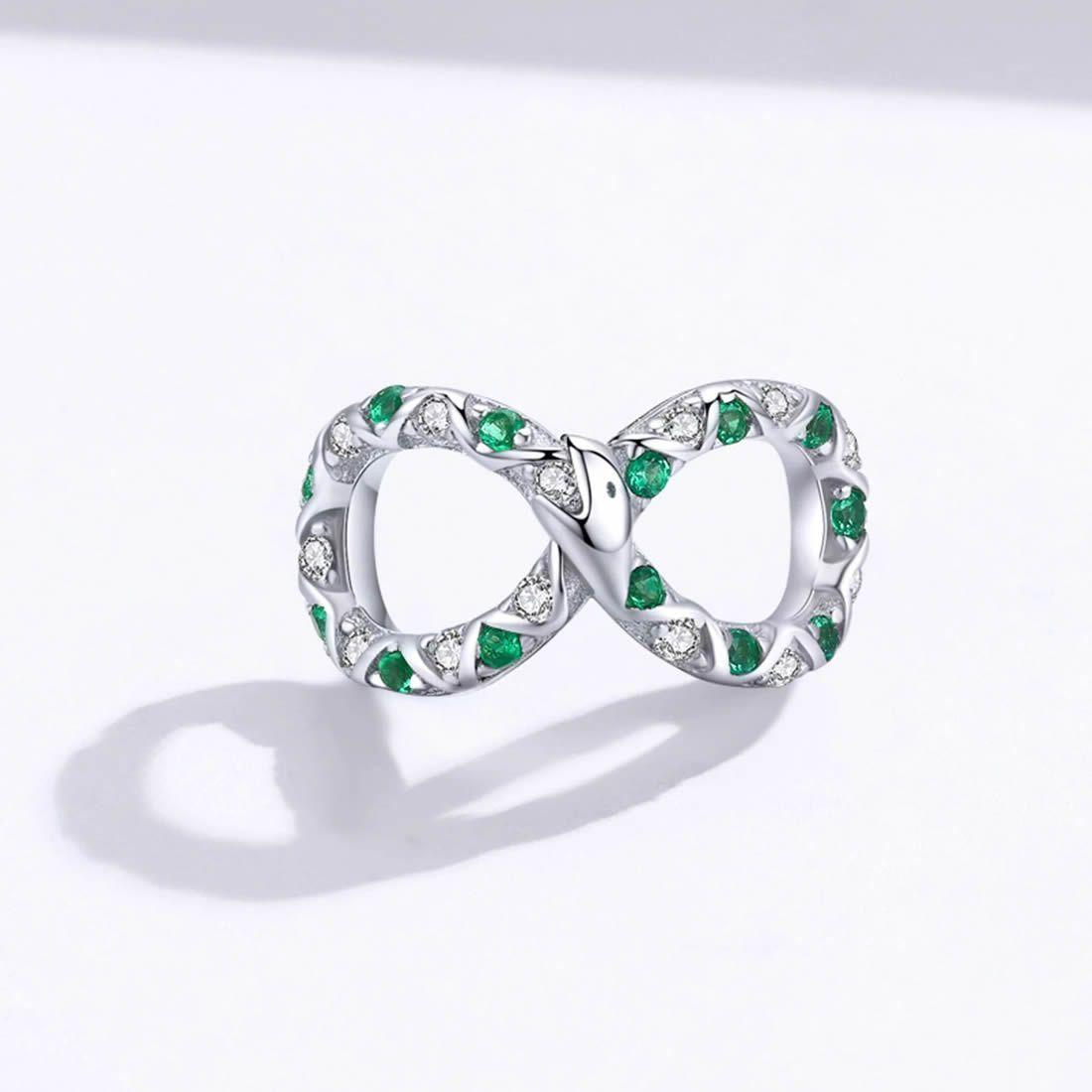 Charm Dije Plata 925 Infinto Serpiente-4