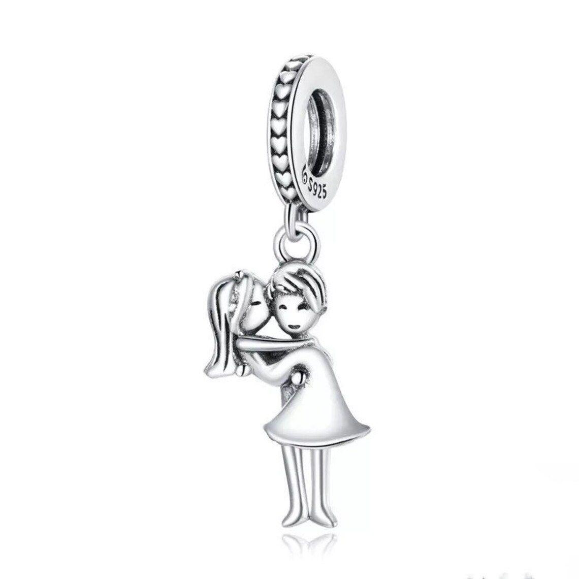 Charm Dije Plata 925 Pareja Novios 3 -0