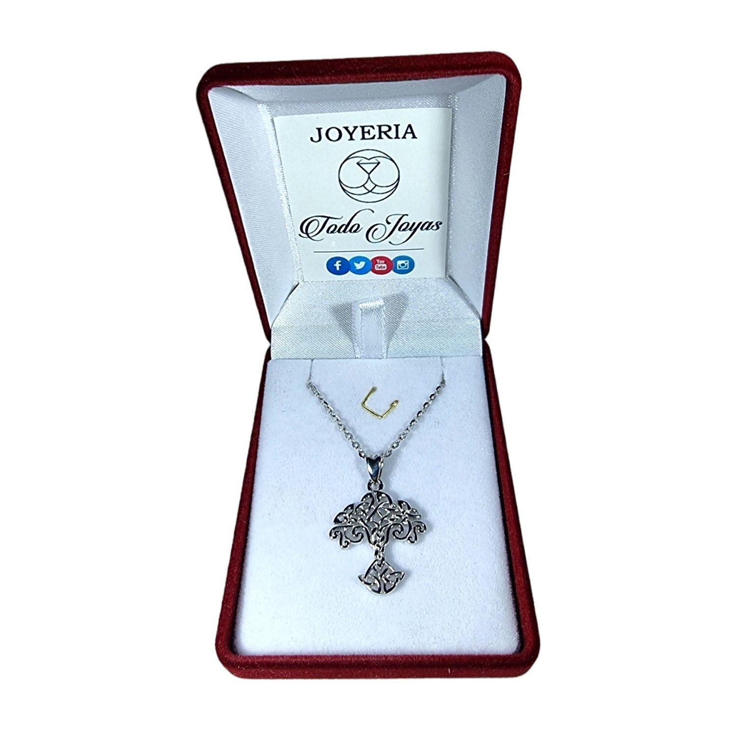 Collar Plata 925 Arbol de la Vida Life-2