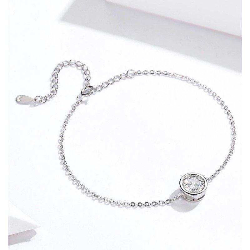 Pulsera Plata 925 Circon Plateada-2