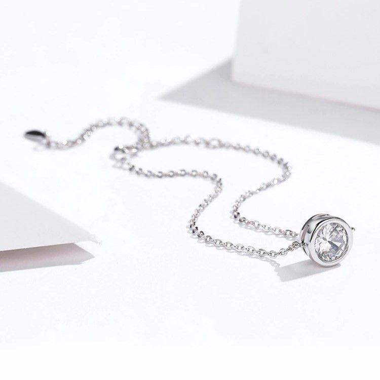 Pulsera Plata 925 Circon Plateada-4