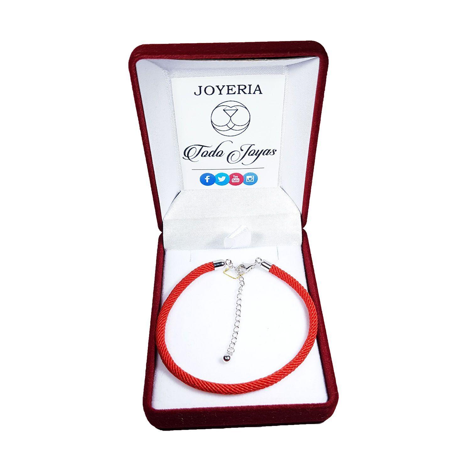 Pulsera Cuerda Roja Charms Plata 925-1