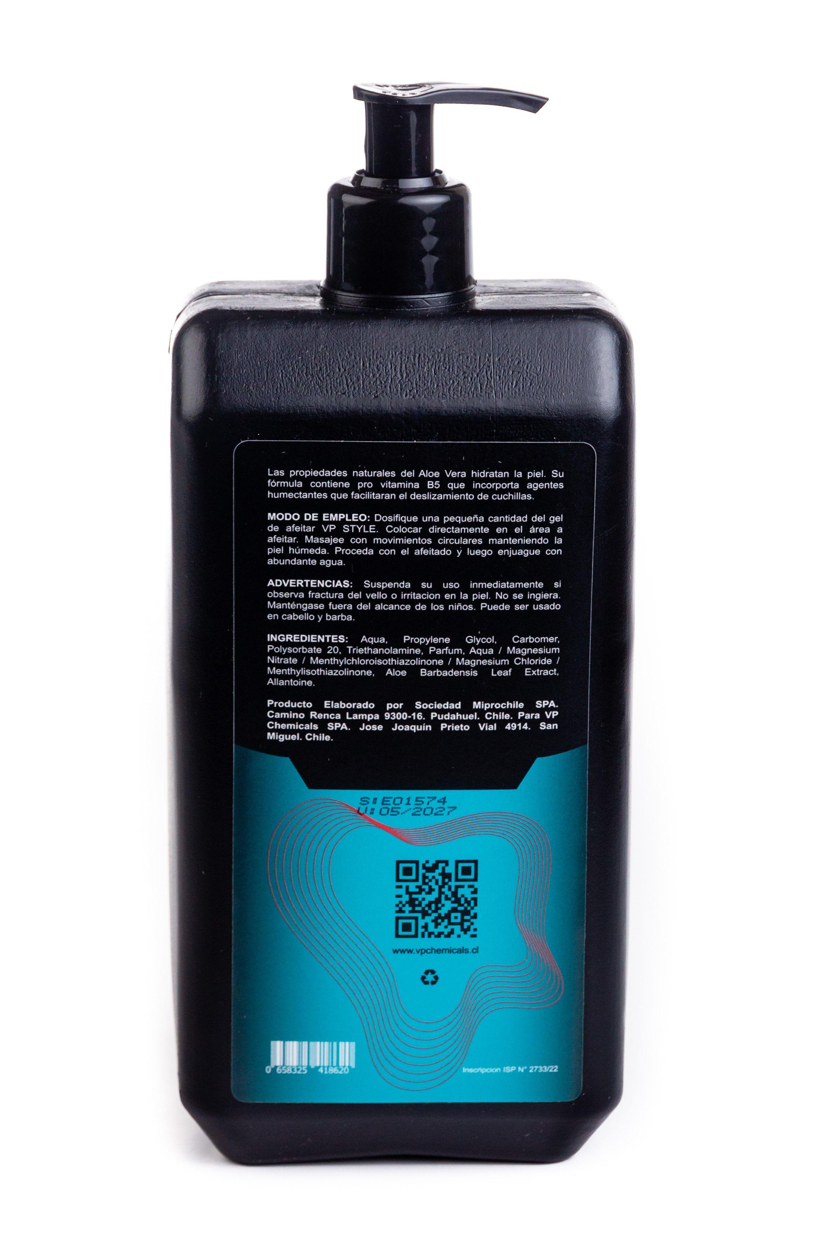 Gel De Afeitar Profesional - Vp Style - Pack 6 Unidades 1 Lt-2