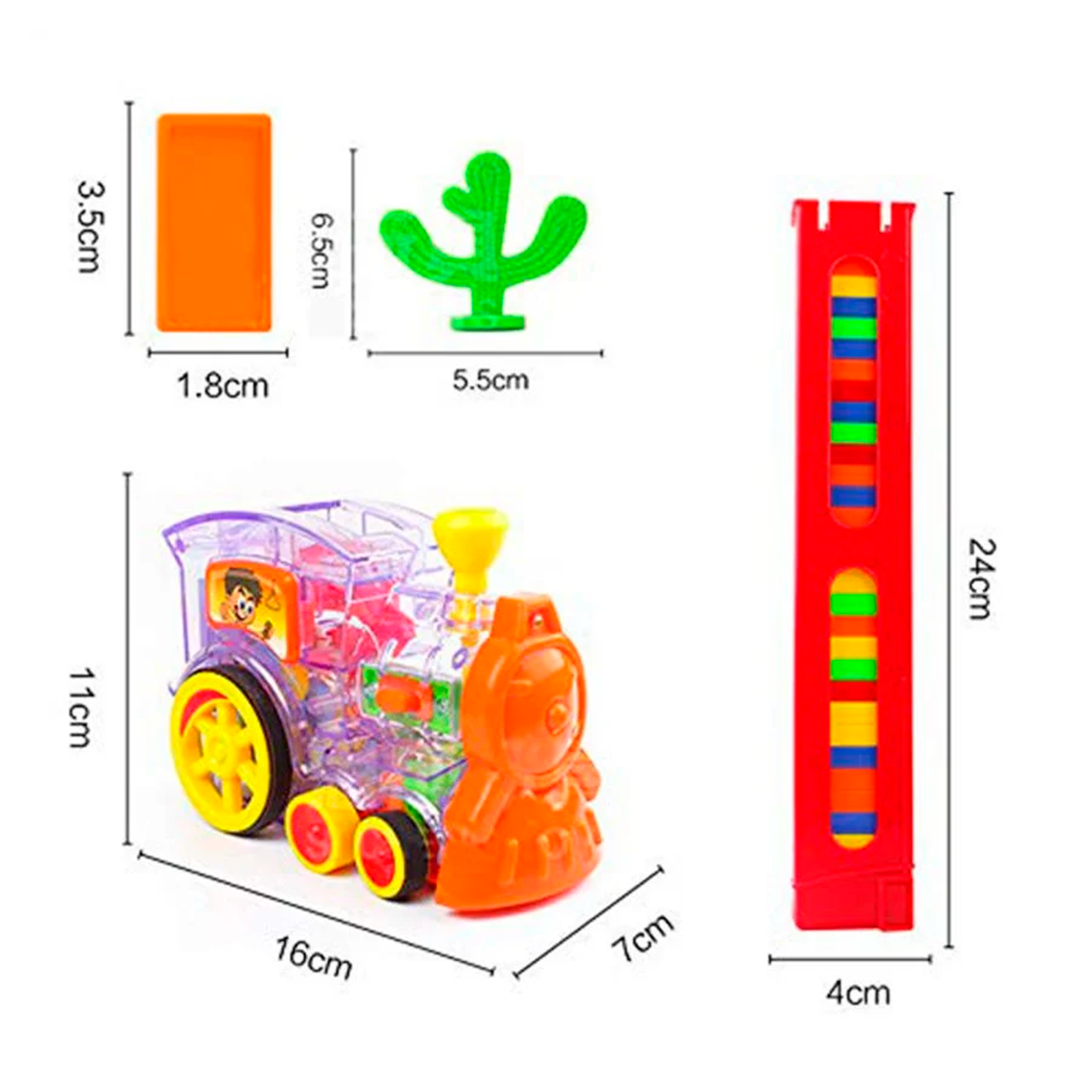 Juguete Infantil Tren Arma Domino-0