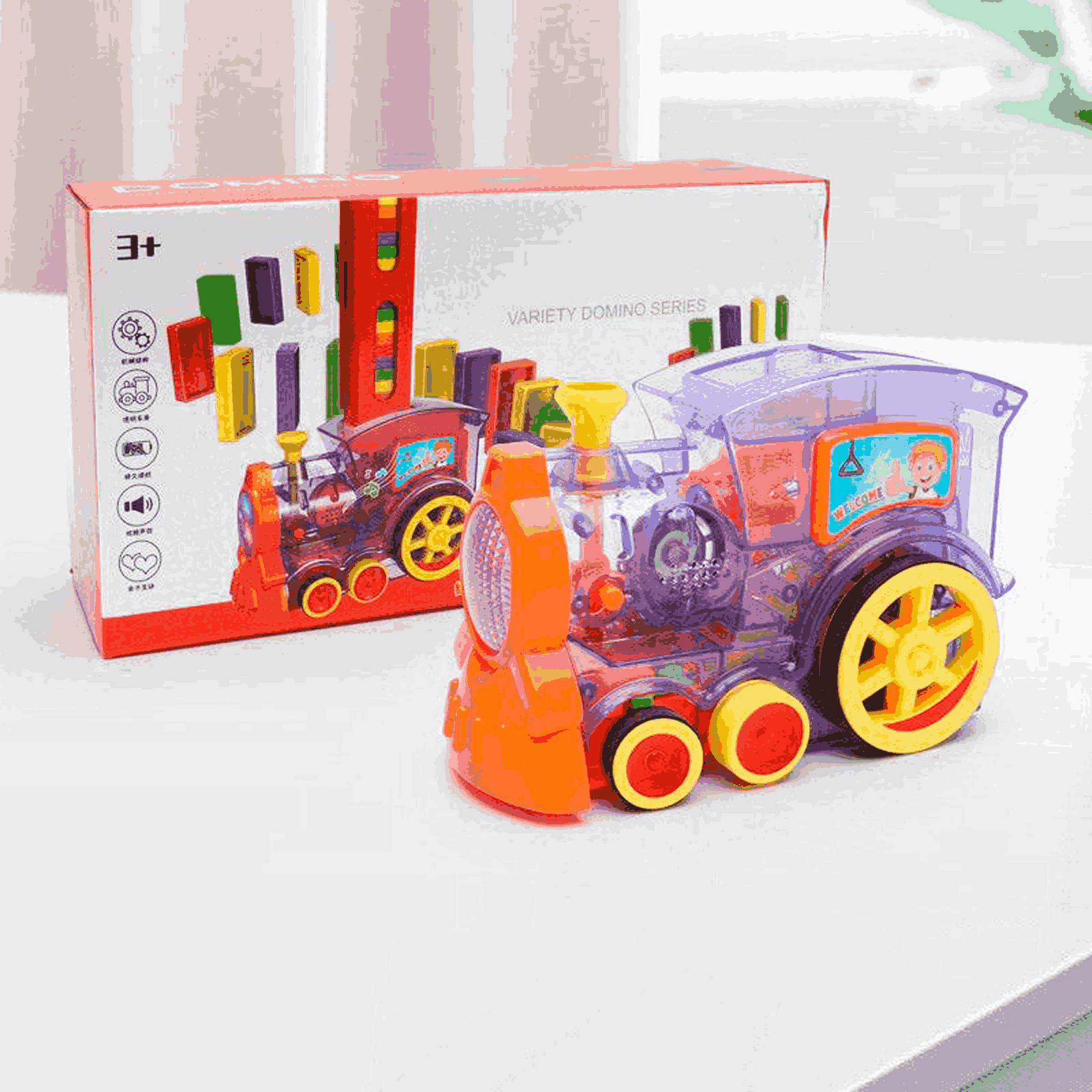 Juguete Infantil Tren Arma Domino-2