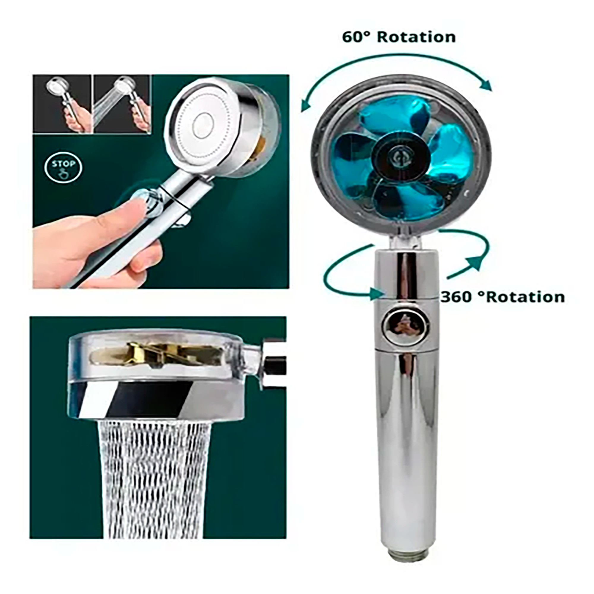 Cabezal De Ducha Alta Presion-0