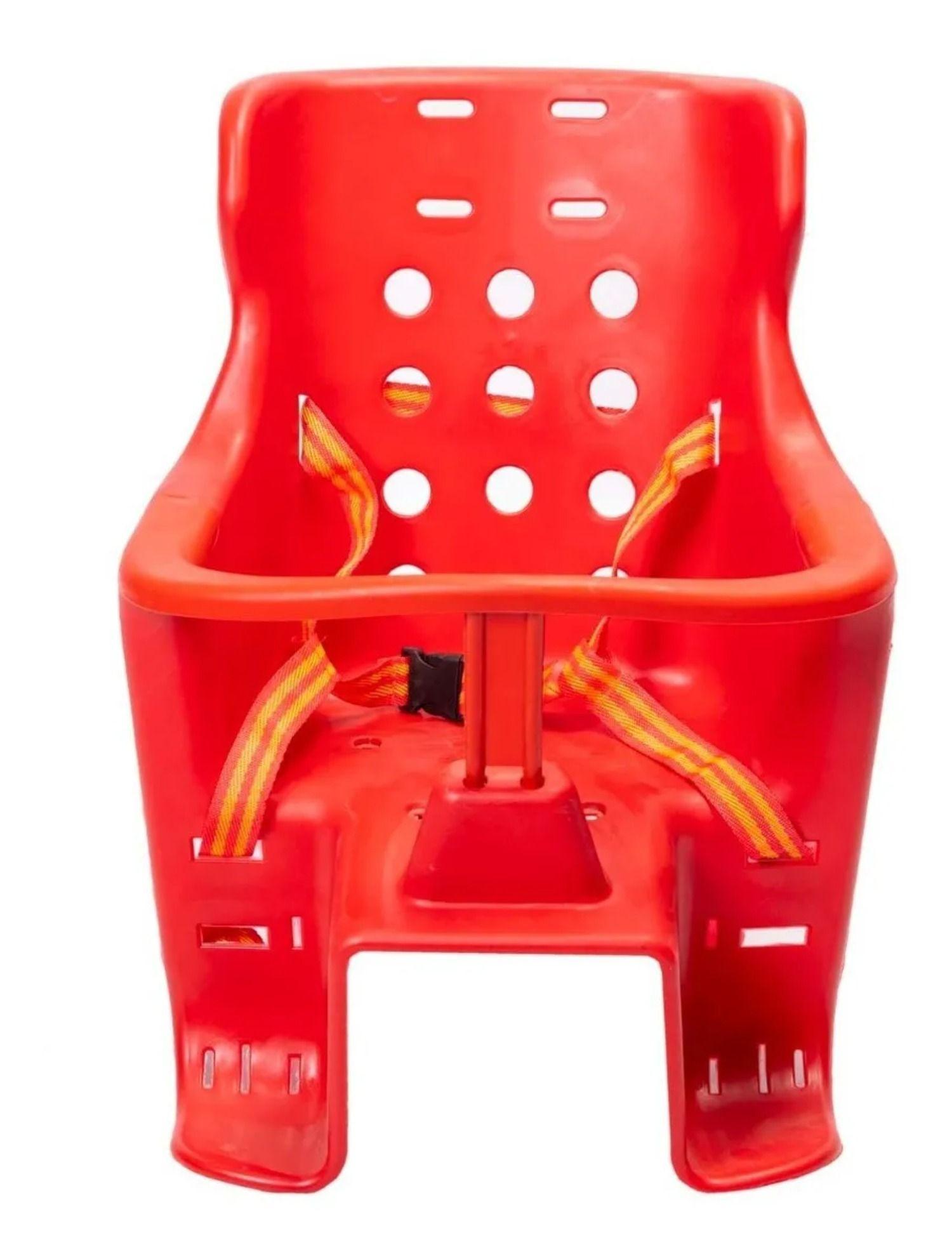 Silla De Bicicleta Porta Bebe Niño Rojo-2