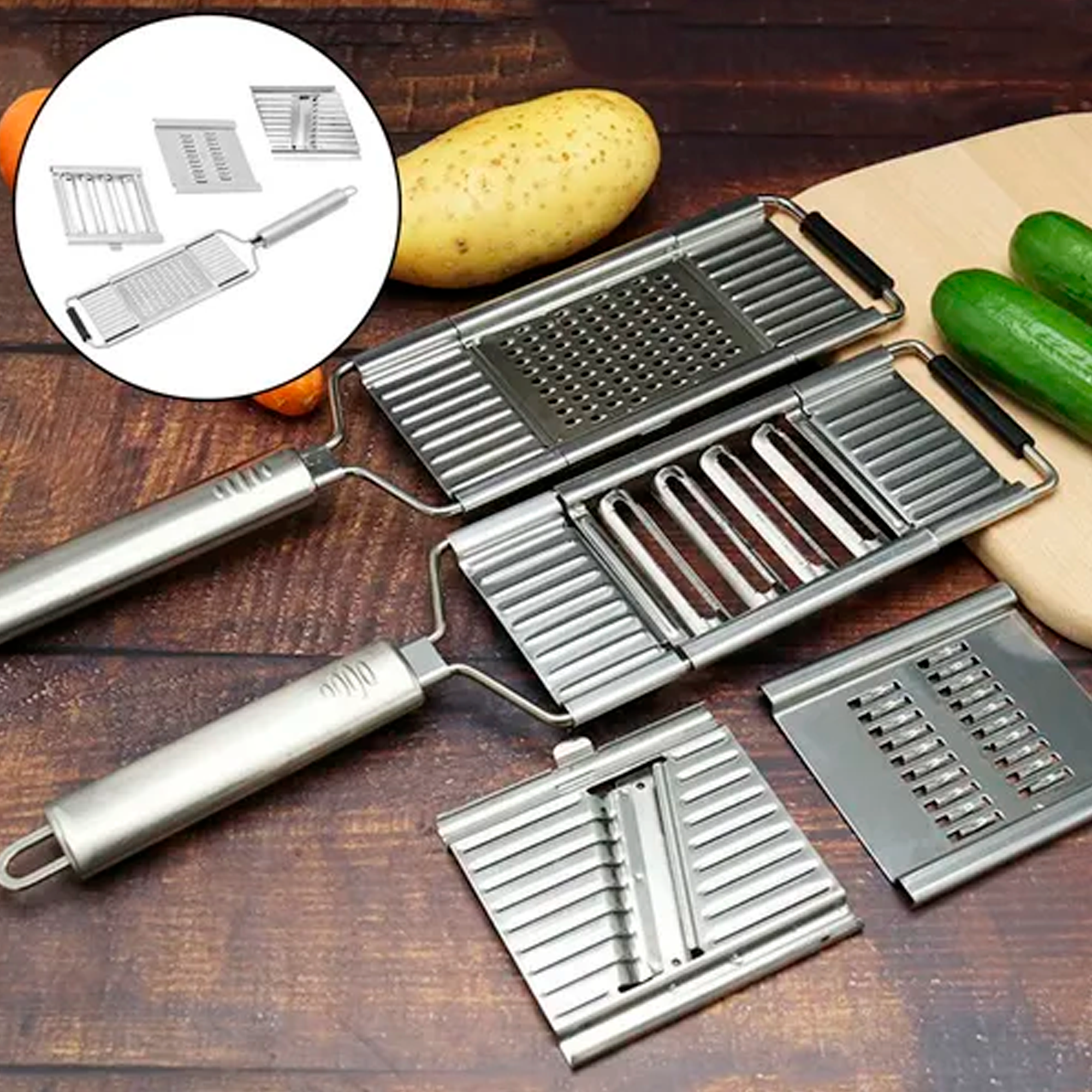 Rallador Multiuso Metalico 35 CM-2