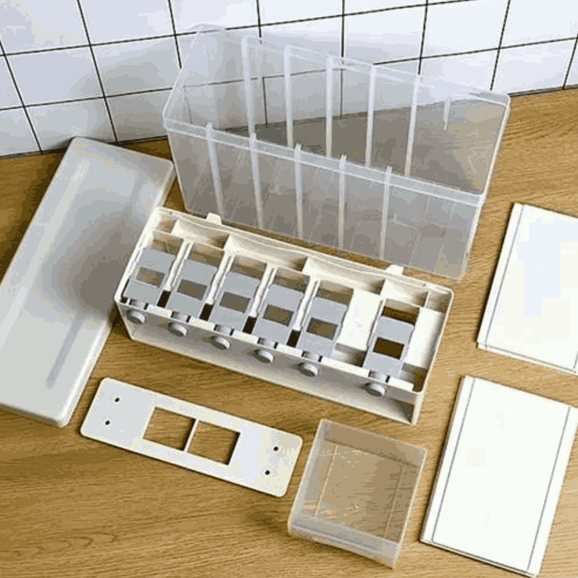 Set 6 Dispensador De Granos Con Divisores-2