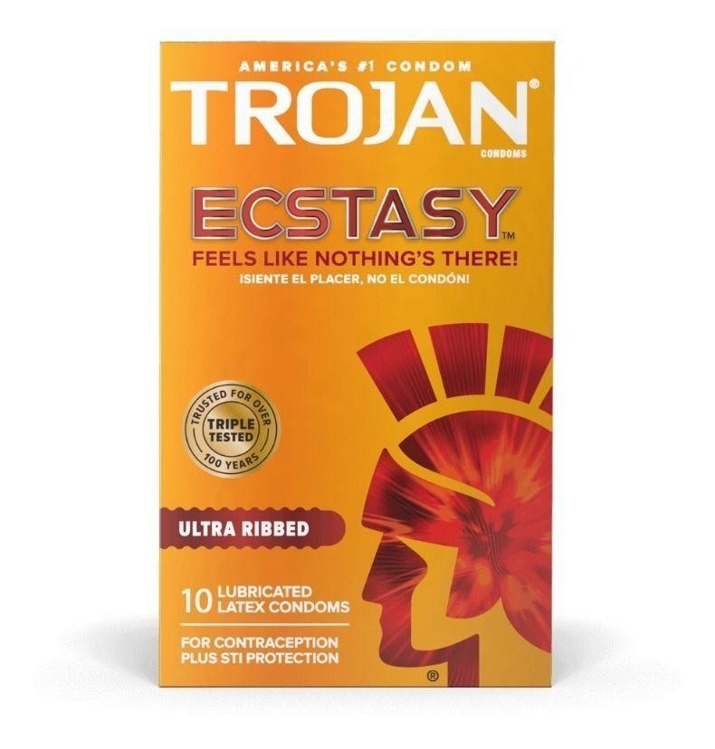 Condones Ecstasy Trojan 10 Un-0