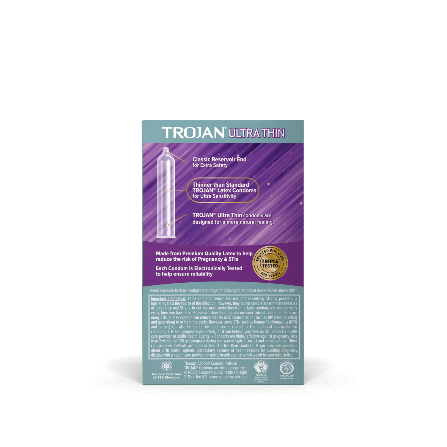 Condones Ultra Thin Trojan 12 Un-1