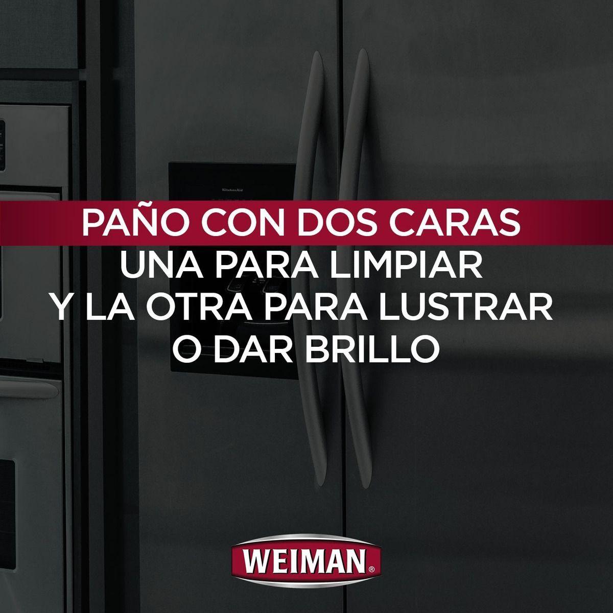 Paño Microfibra Para Limpiar Acero Inoxidable Weiman 1 Un-3