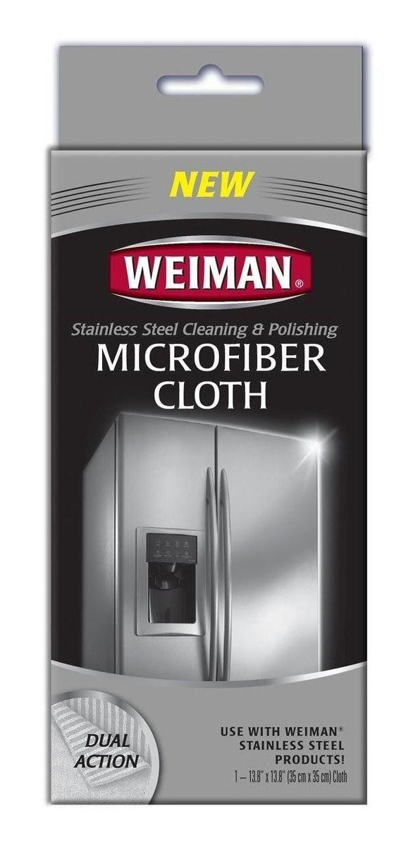 Paño Microfibra Para Limpiar Acero Inoxidable Weiman 1 Un-0
