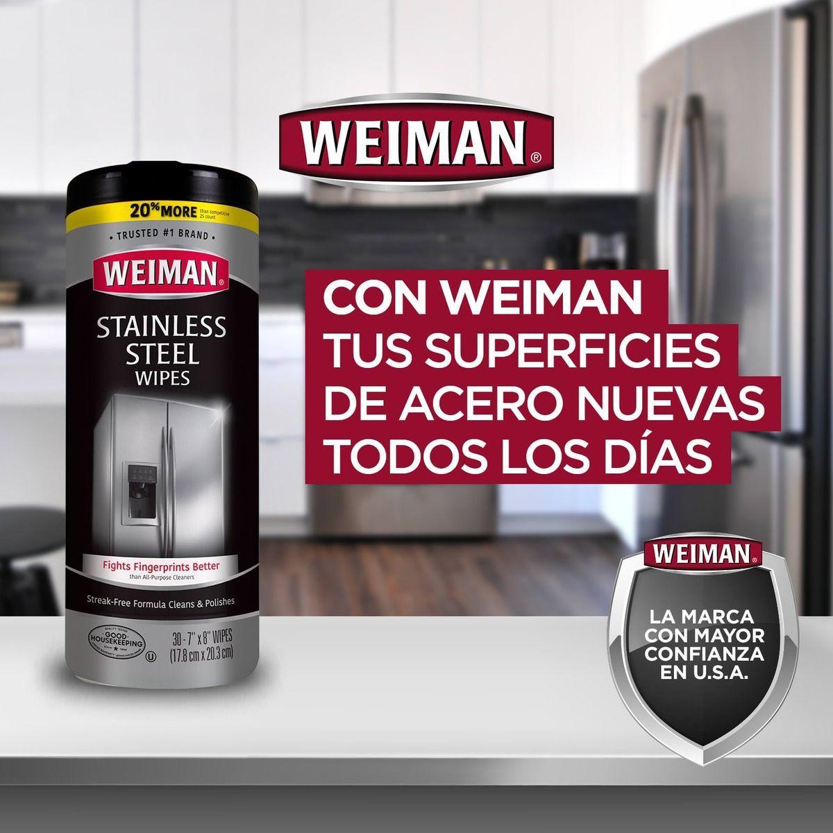 Toalla Limpia Acero Inoxidable Weiman 30 Un-4
