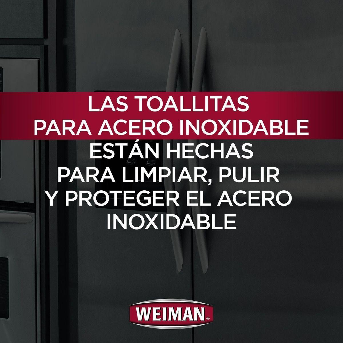 Toalla Limpia Acero Inoxidable Weiman 30 Un-2