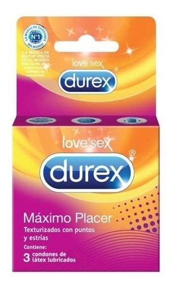 Condones Maximo Placer Durex 3 Un-0