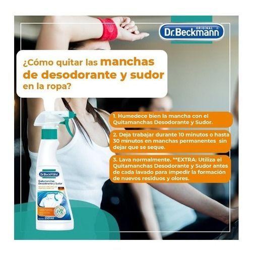 Quitamanchas Desodorante & Sudor Spray Dr Beckmann 250 ml-3
