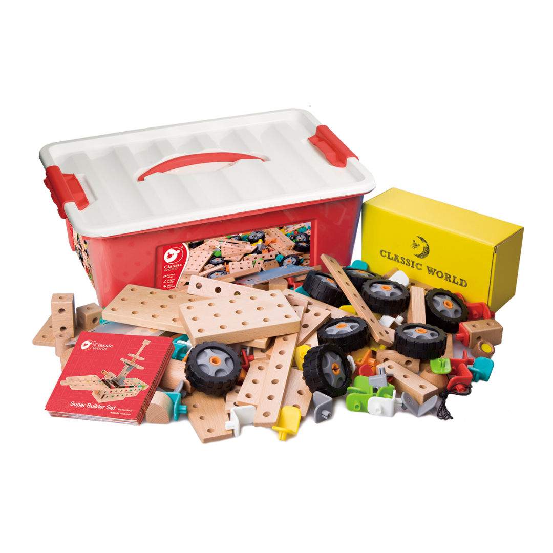 Maleta de Construcción Classic World 218 Piezas-0