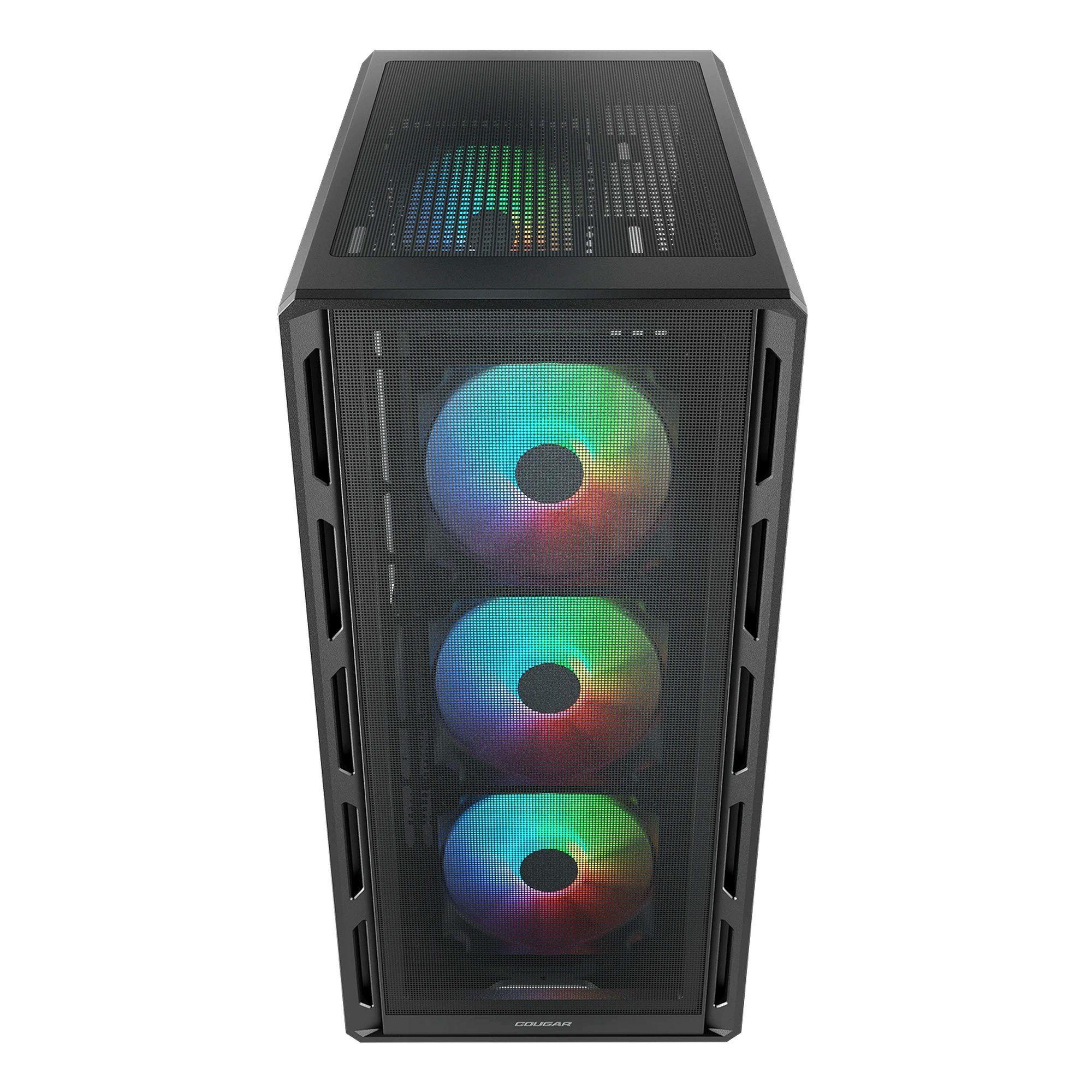 Gabinete Gamer Cougar Airface Pure RGB Vidrio Templado Mid Tower ATX Micro ATX Mini ITX Negro-1