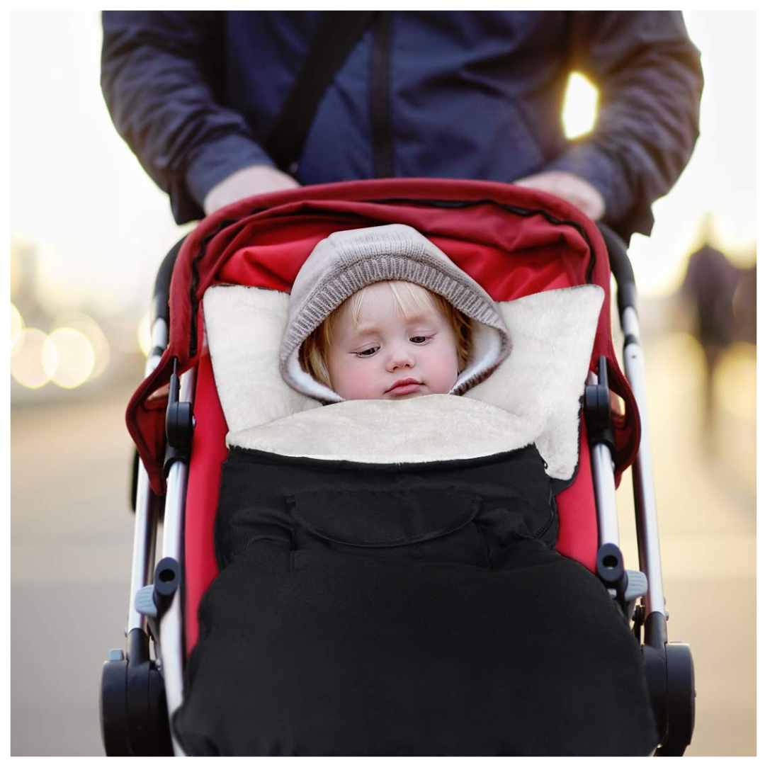 SACO PARA COCHE BEBE IMPERMEABLE CON POLAR-1