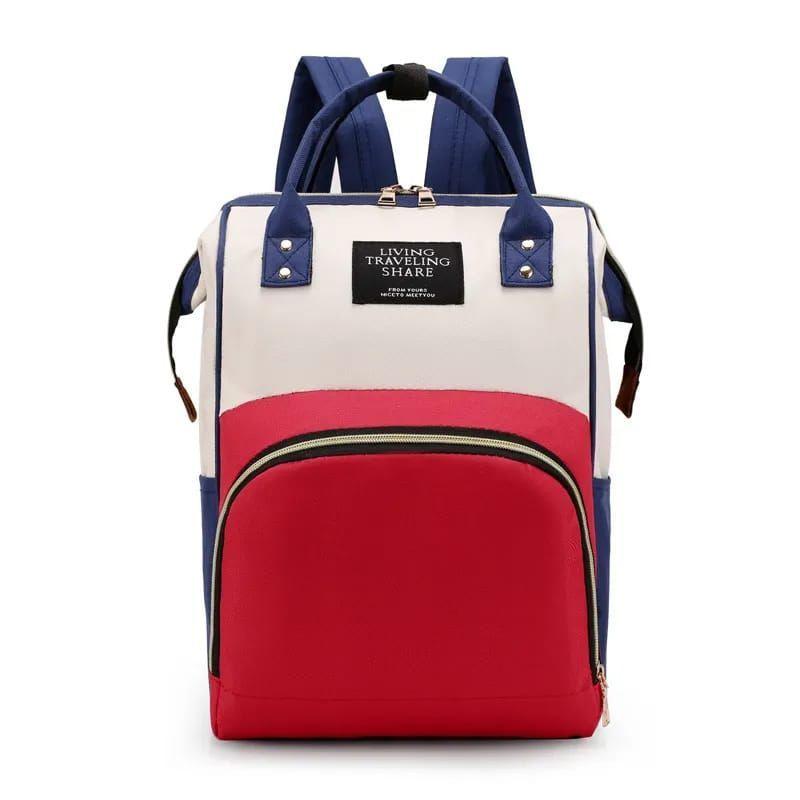 BOLSO MOCHILA MATERNAL PAÑALERA DE BEBE IMPERMEABLE COLORES-0