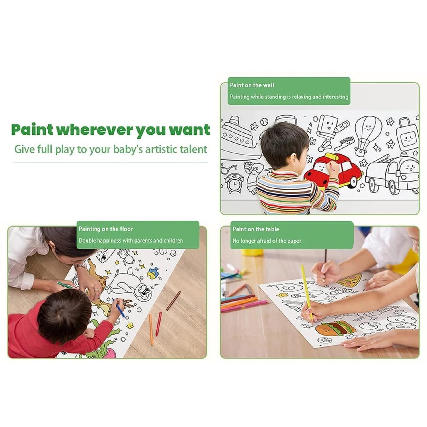 PAPEL DE DIBUJOS PARA COLOREAR EN LA PARED MONTESSORI-2