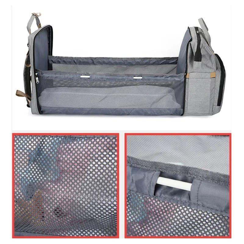 MOCHILA MATERNAL 3 EN 1 CON MUDADOR PORTATIL-5