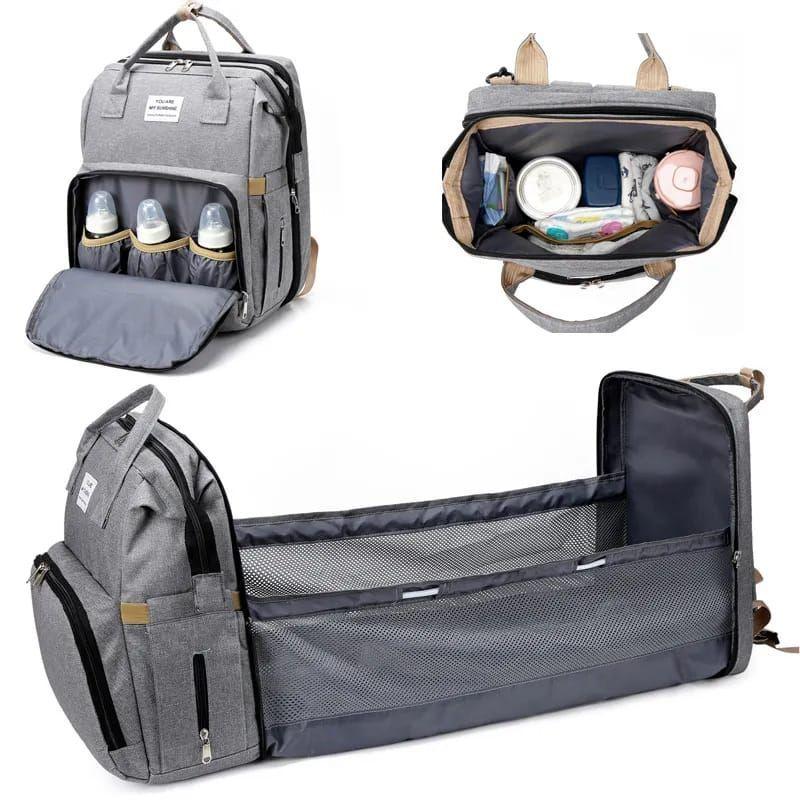 MOCHILA MATERNAL 3 EN 1 CON MUDADOR PORTATIL-3