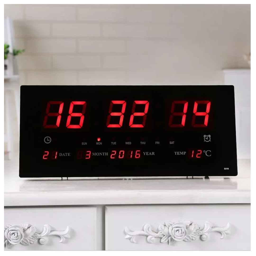 RELOJ DIGITAL DE PARED CON INDICADOR DE TEMPERATURA-3