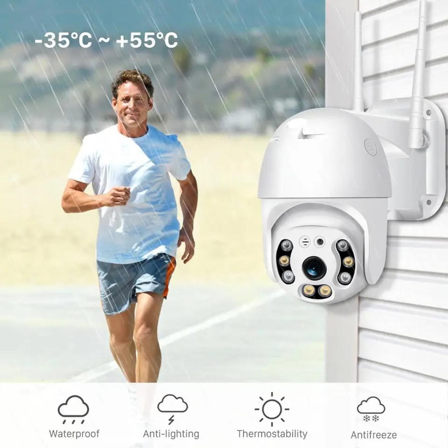 CAMARA IP PARA EXTERIOR IMPERMEABLE WIFI FULL HD-2