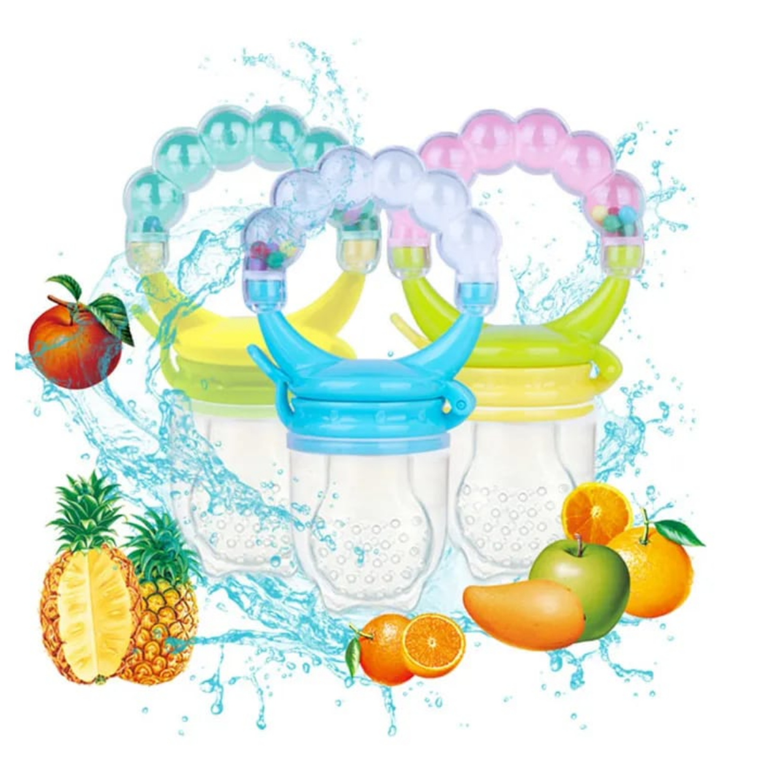 CHUPETE PARA FRUTA CON CASCABEL PARA BEBE-8