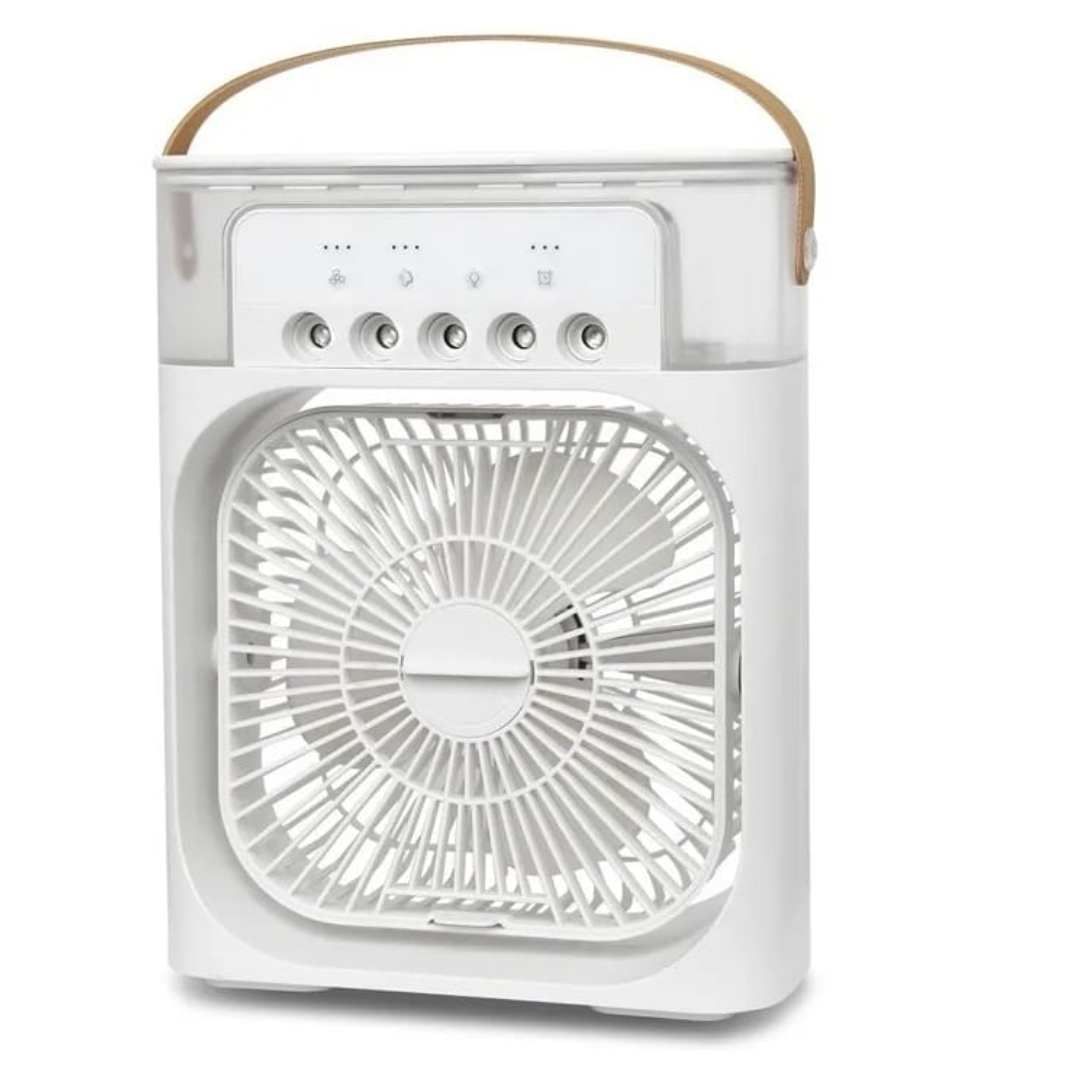  VENTILADOR DE MESA RECARGABLE CON LUCES LED-0