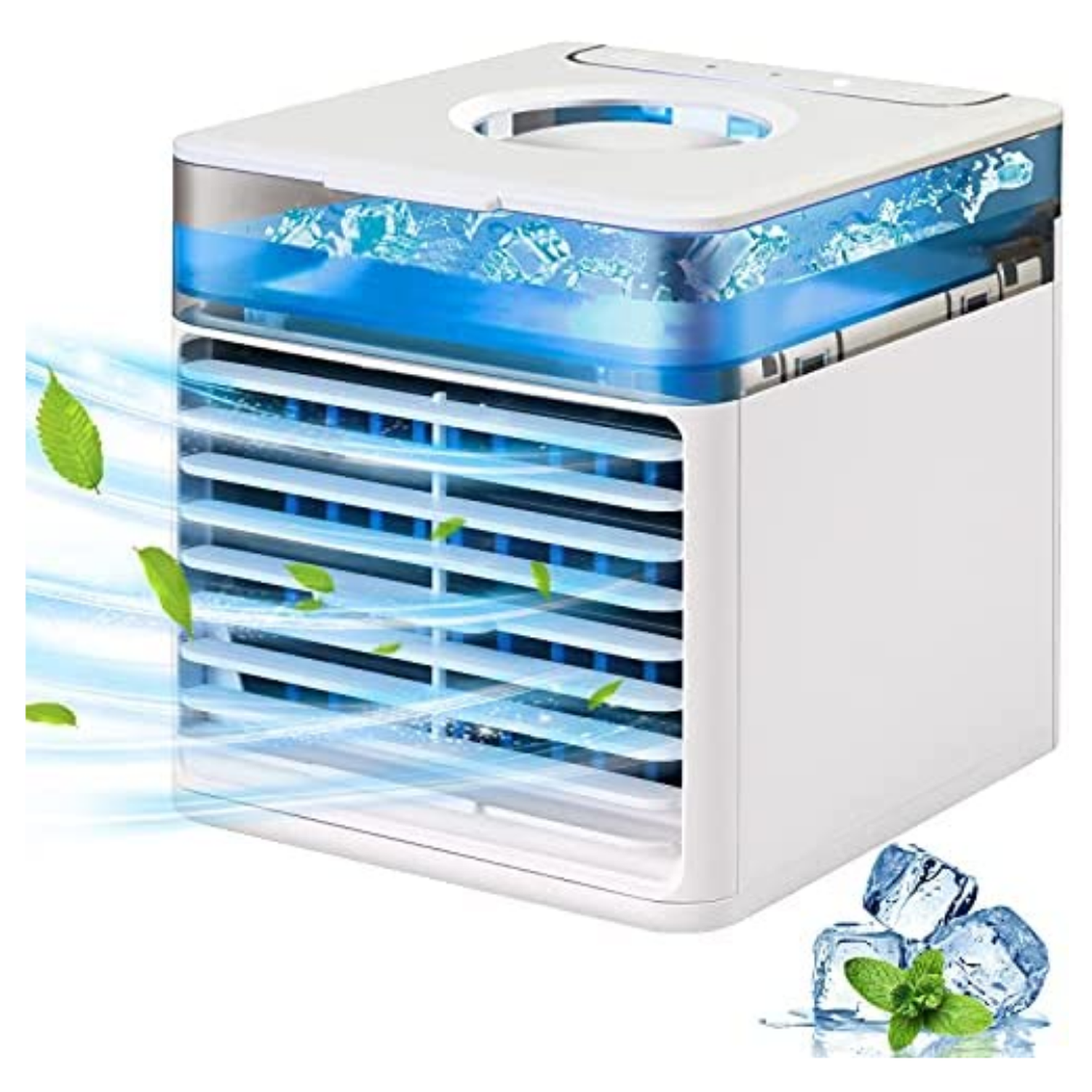 MINI AIRE ACONDICIONADO PORTATIL CON LUZ LED-0