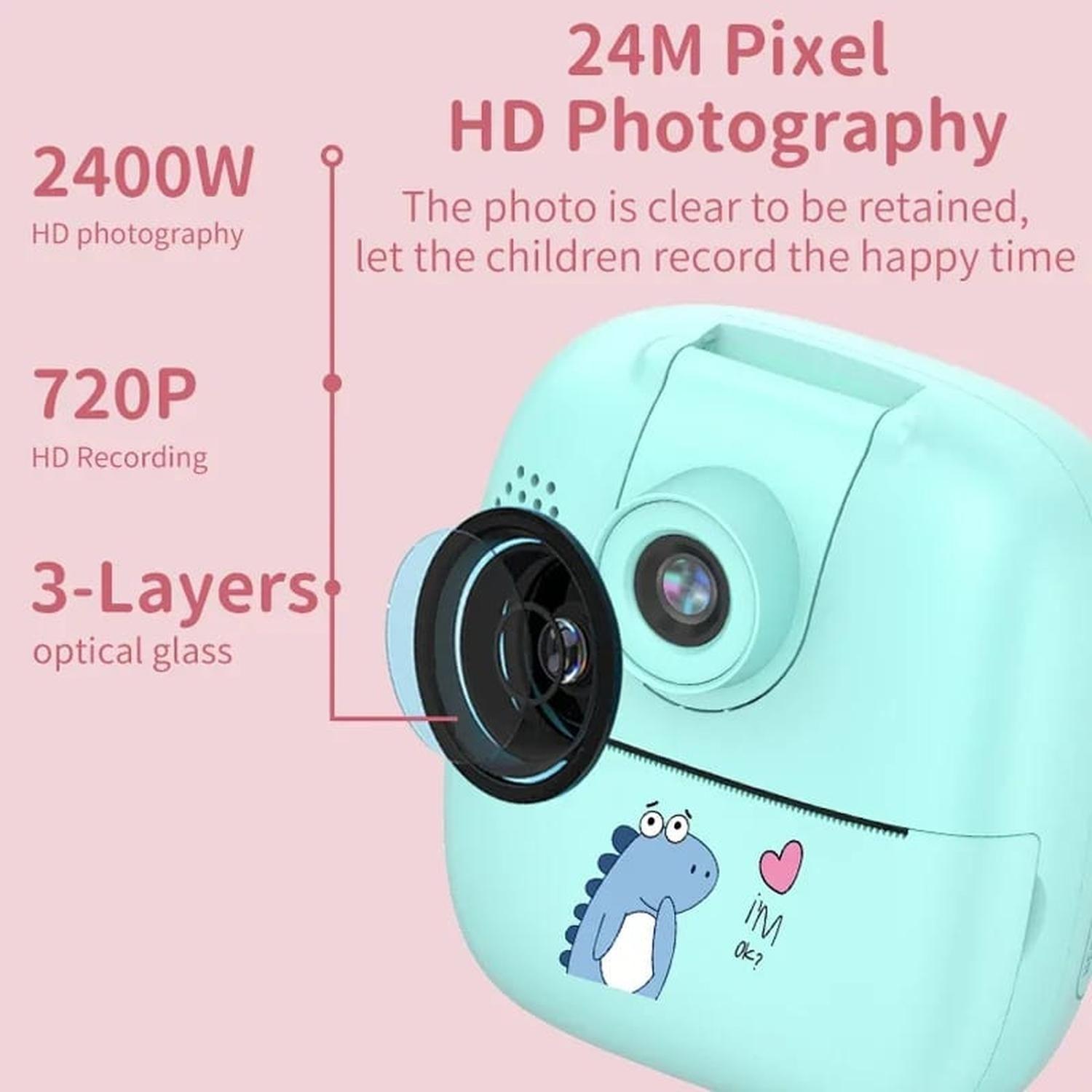 CAMARA FOTOGRAFICA PARA NIÑOS CON IMPRESION INSTANTANEA-3