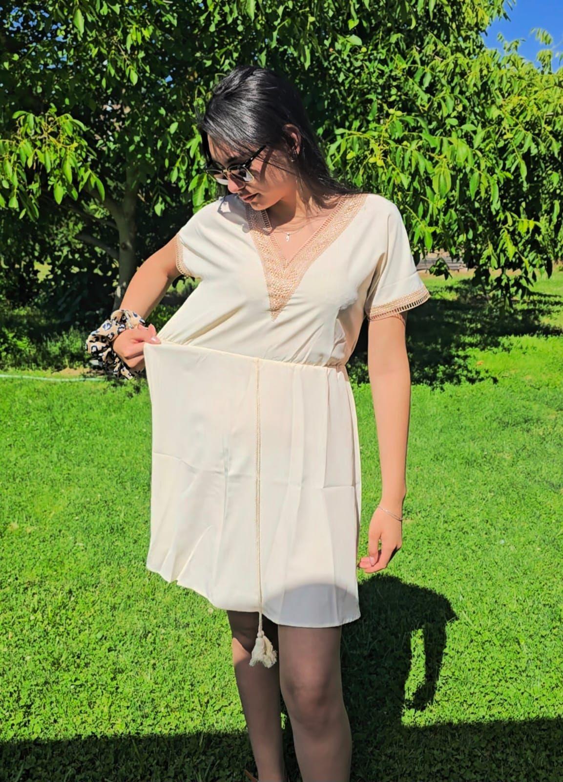 Vestido Luna Marfil-2