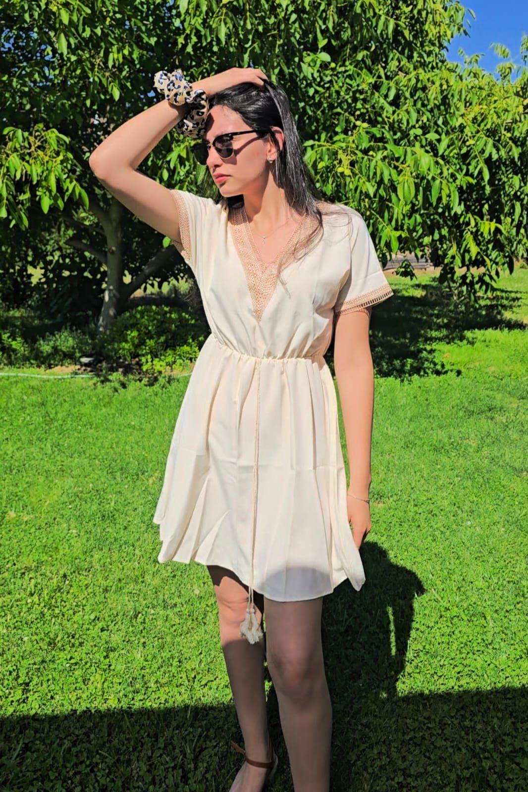 Vestido Ema Beige-2