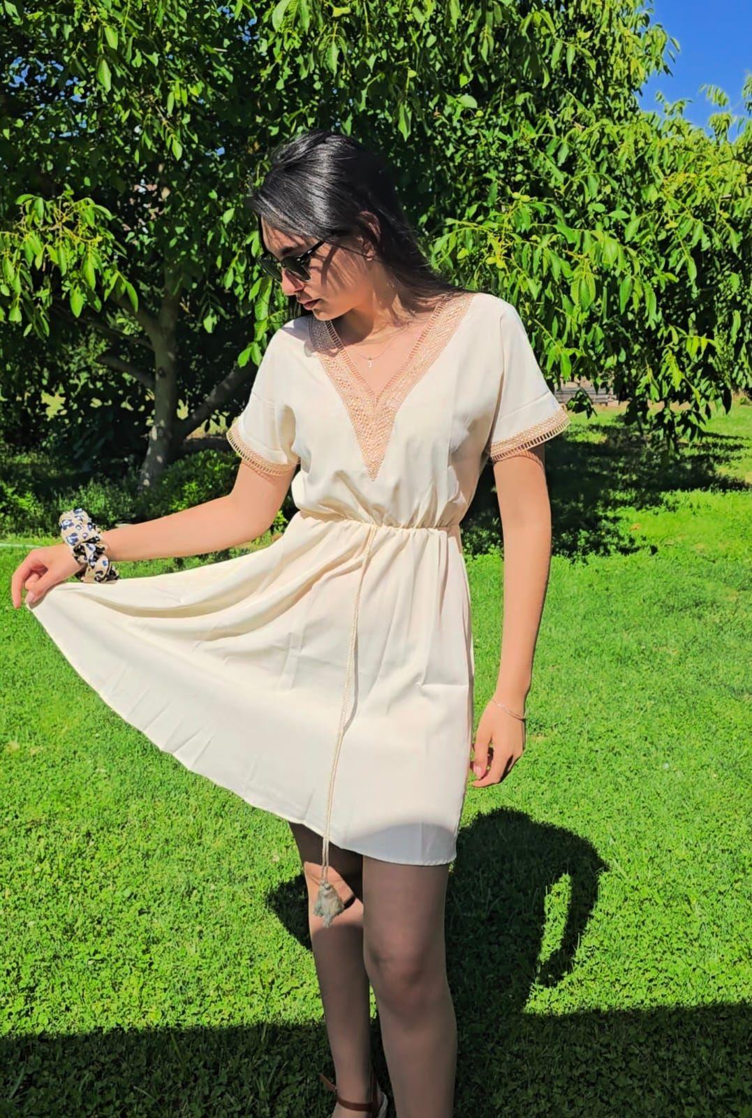 Vestido Ema Beige-4