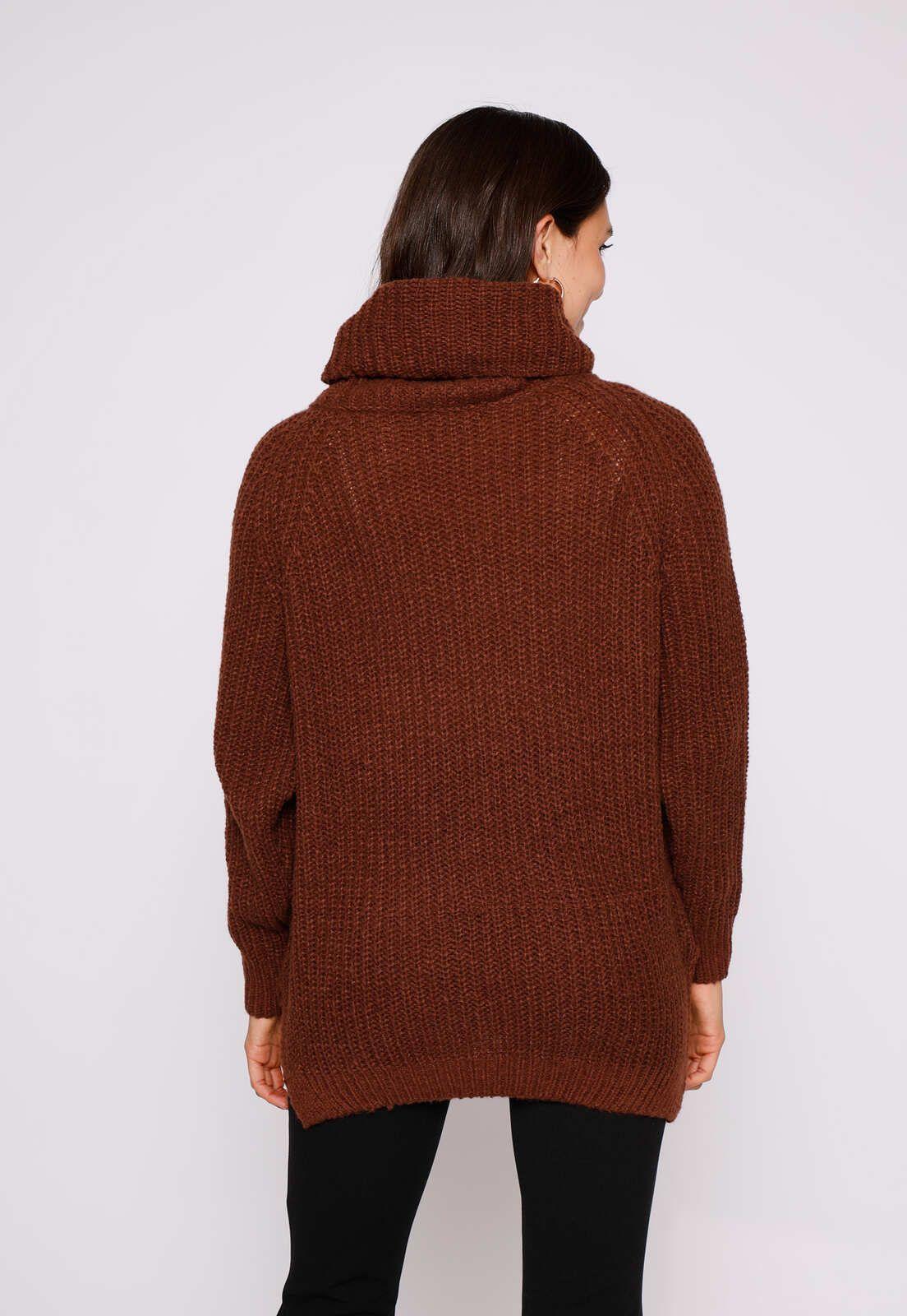Sweater Mujer Caramelo Cuello Tortuga Fantasía Family Shop-2