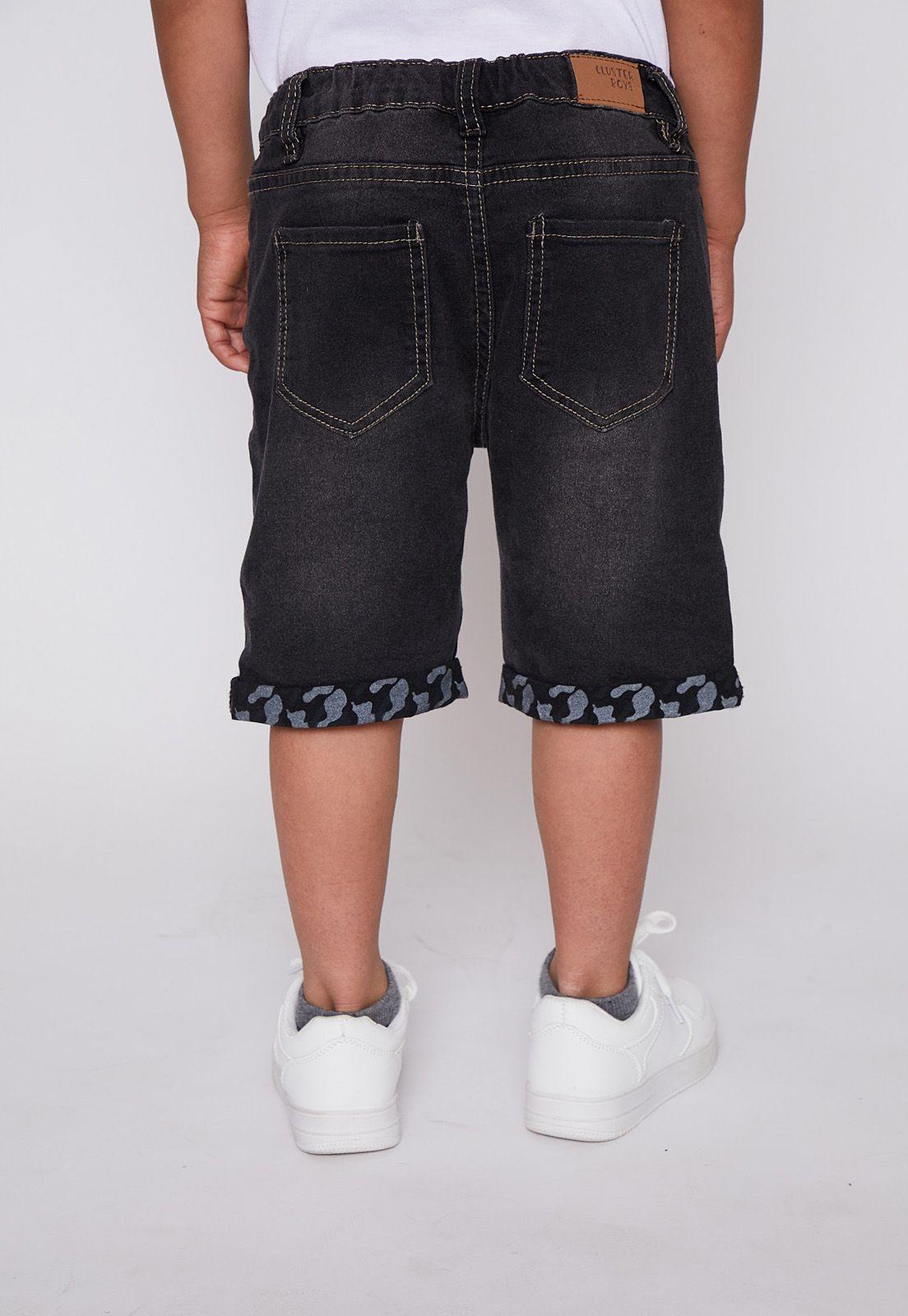 Bermuda Denim Basta Negro Family Shop-2
