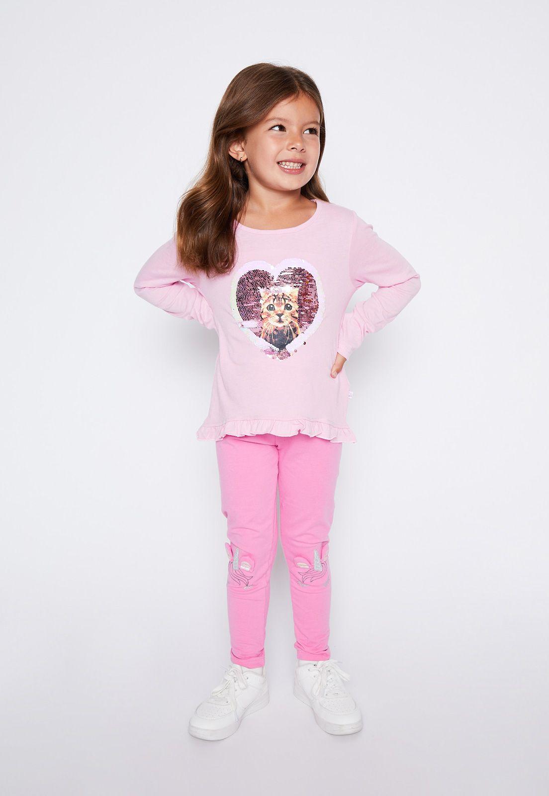 Polera Niña Rosado Vuelitos Family Shop-2