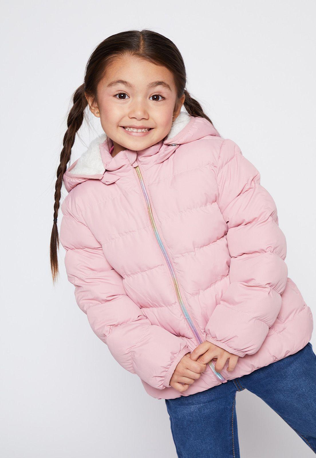 Parka Niña Rosado Arcoiris Family Shop-0