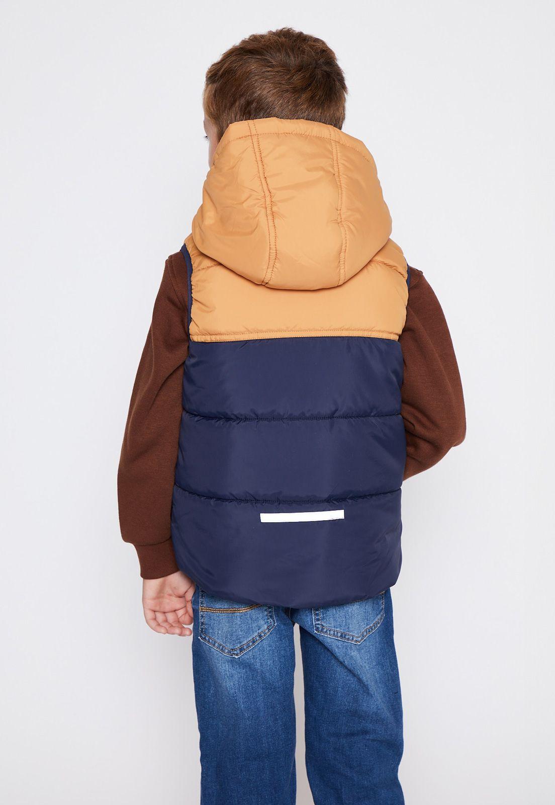 Parka Niño Negro Bloques Family Shop-1