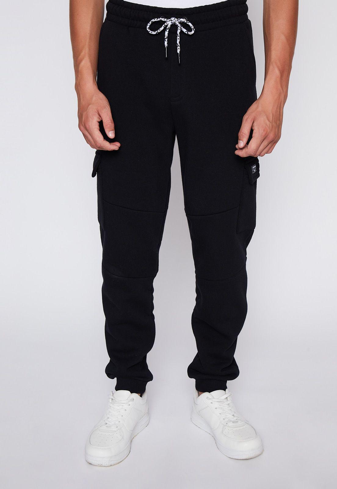 Pantalón Buzo Lolo Negro Jogger Moda Family Shop-0