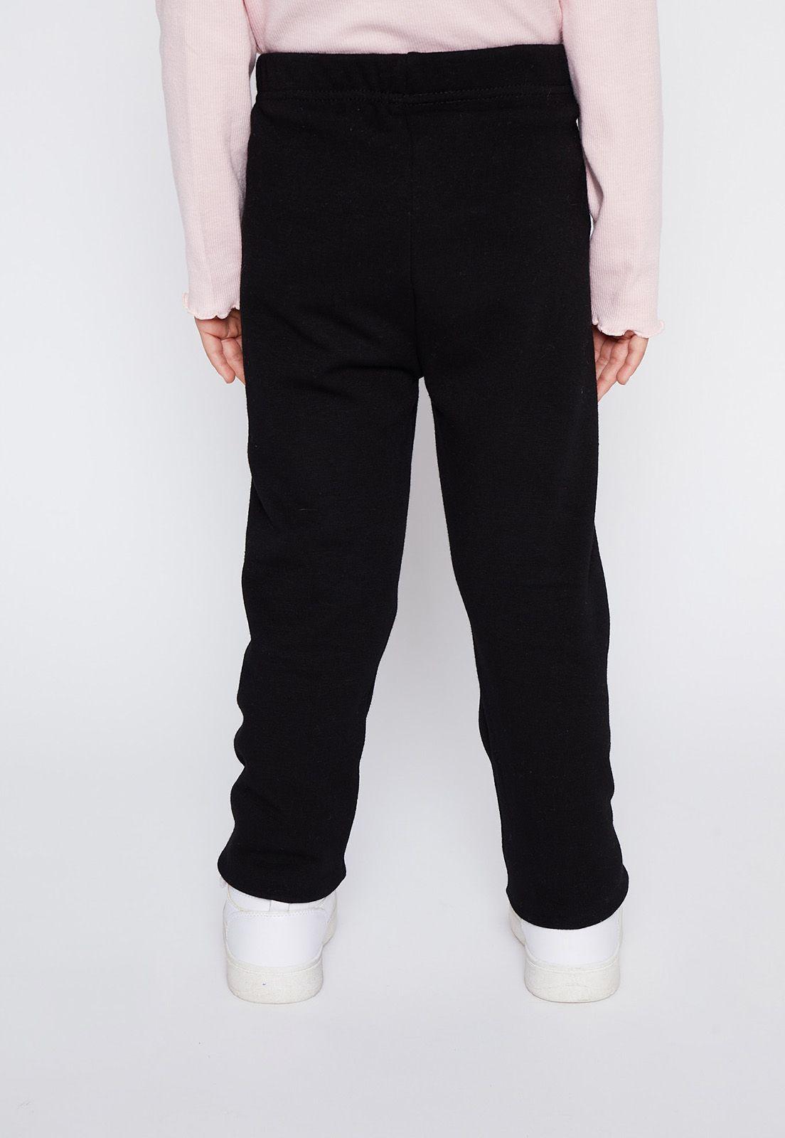 Calza Niña Negro Térmica Peludo Family Shop-1