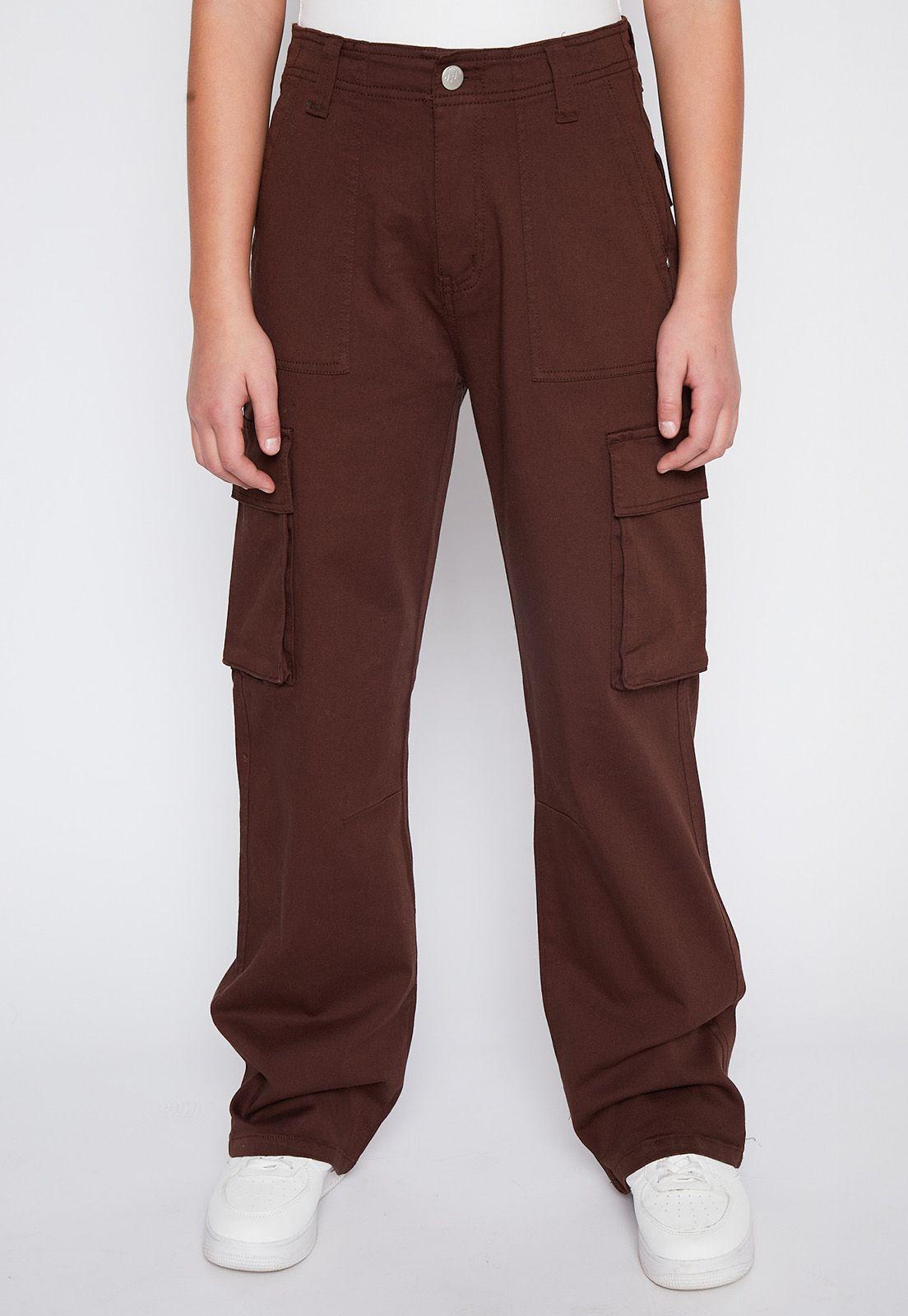 Pantalón Lola Café Cargo Moda Family Shop-0