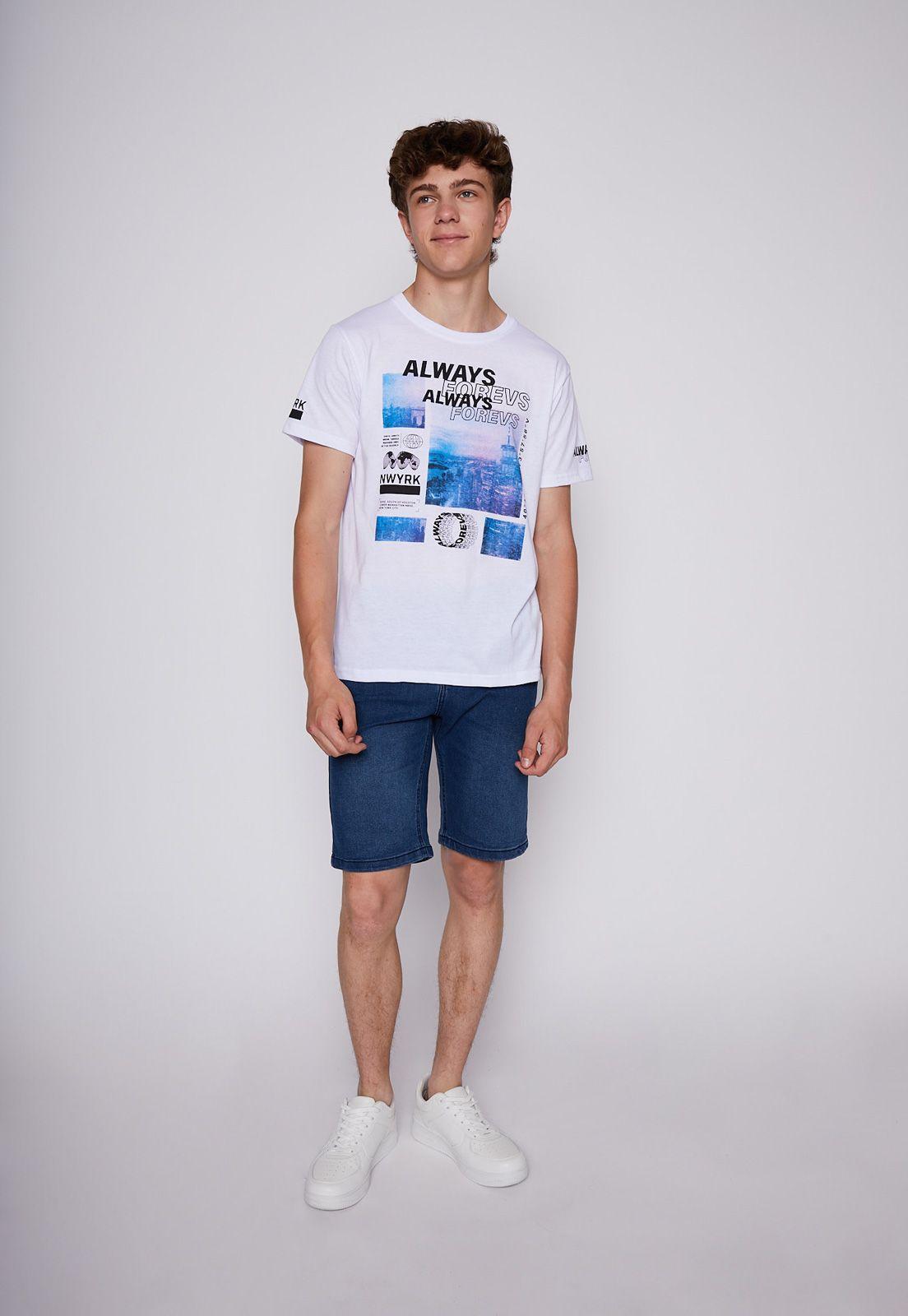 Bermuda Denim Clasic Azul Family Shop-3