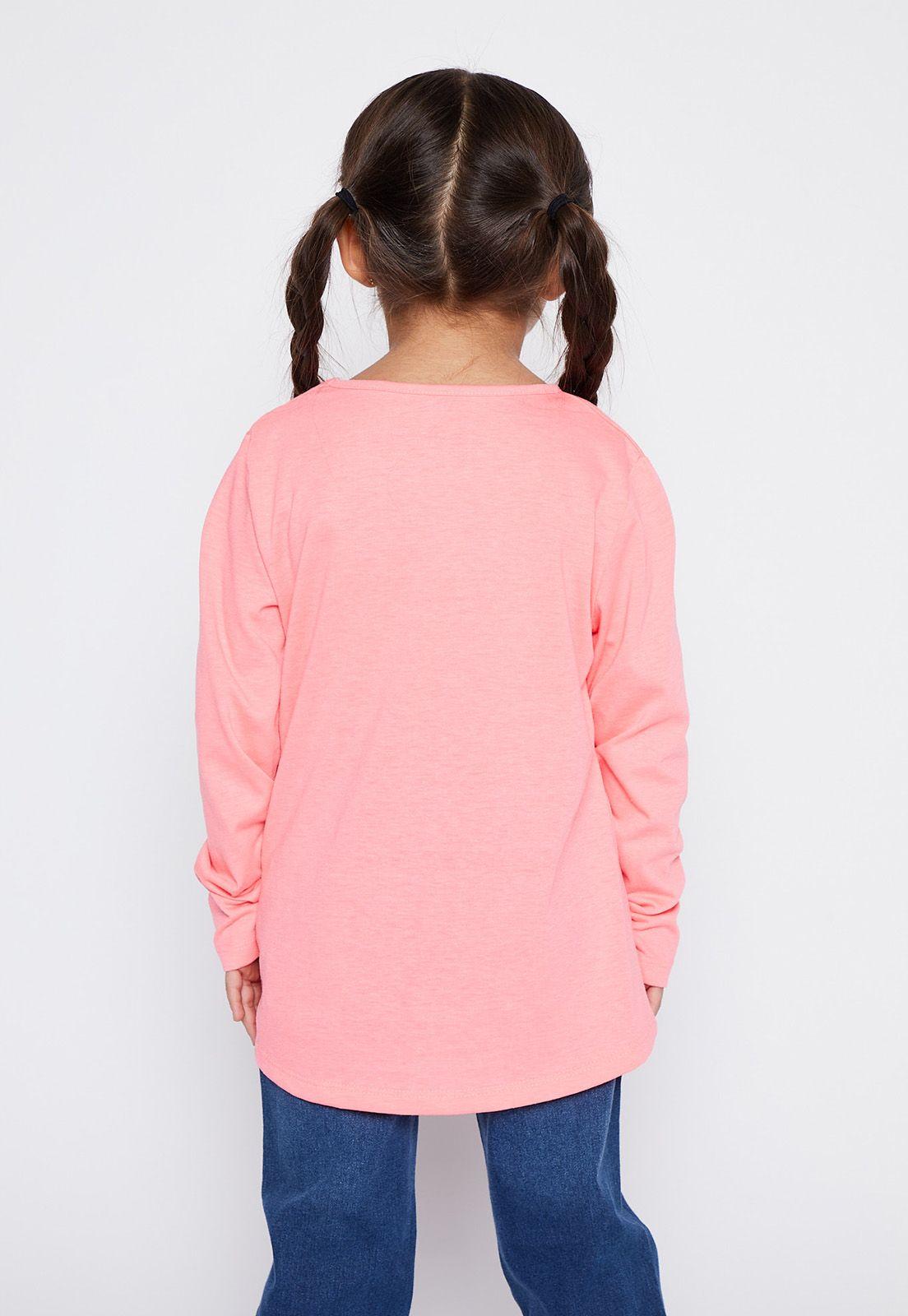 Polera Niña Rosado Mariposa Family Shop-1