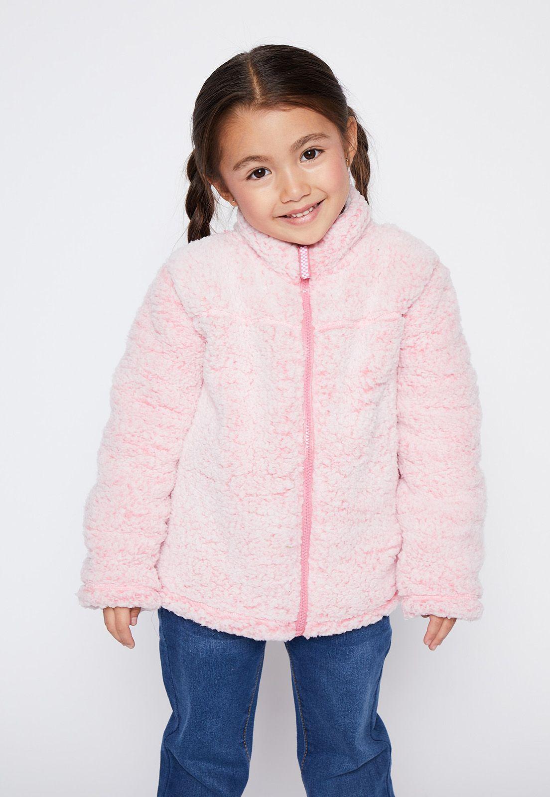 Polerón Niña Rosado Mota Blanc Family Shop-0